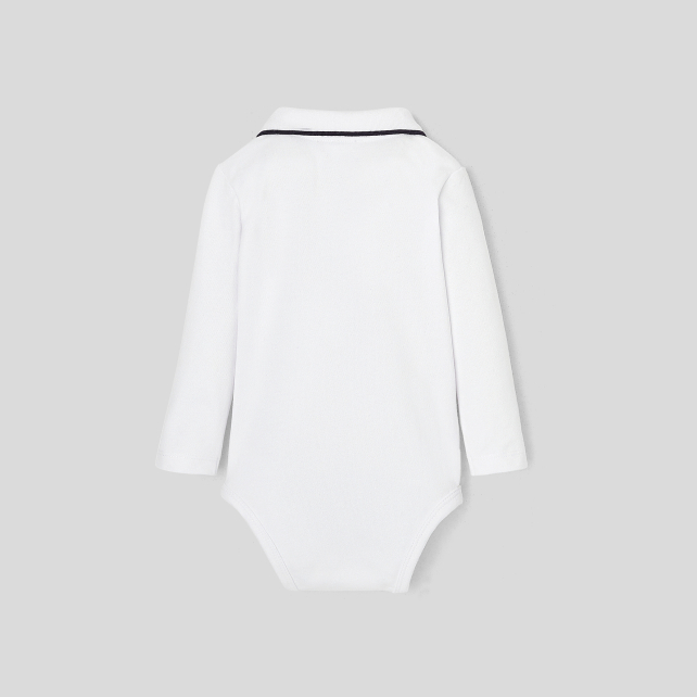 Baby boy polo bodysuit