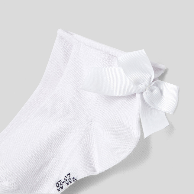 Girl socks with bow