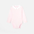 Baby girl bodysuit with scalloped collar