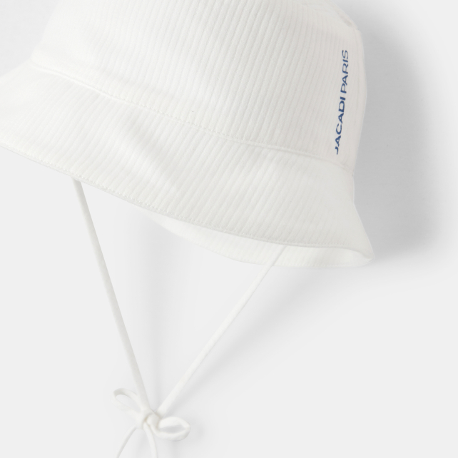 Baby hat in cotton piqué