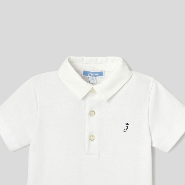 Körpə oğlan üçün Oxford yaxalı bodi