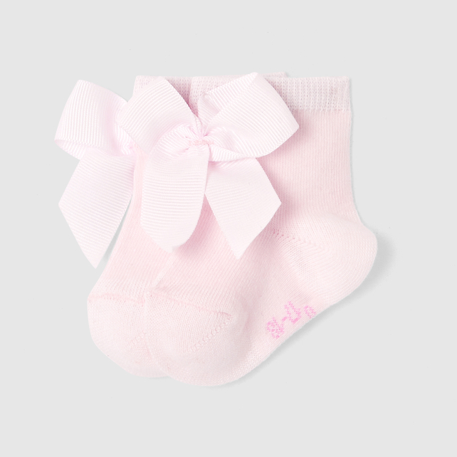 Baby girl socks with bow