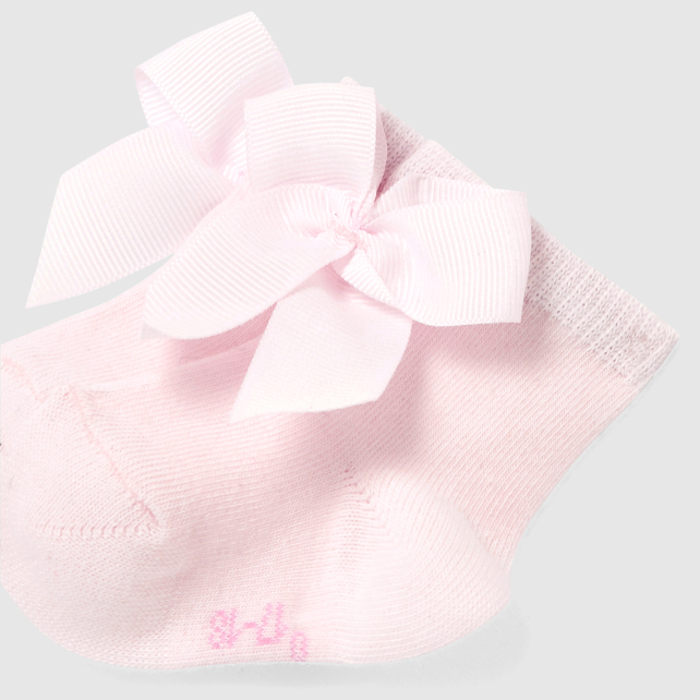 Baby girl socks with bow