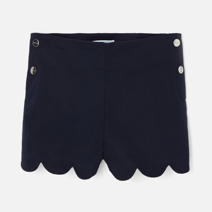Girl cotton piqué shorts