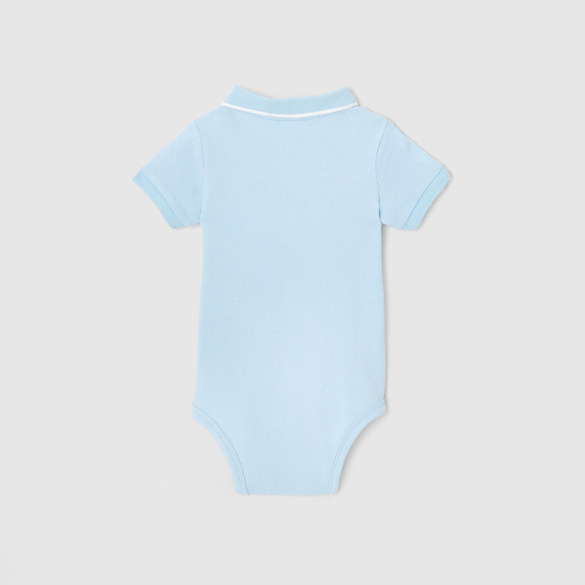 Baby boy polo bodysuit