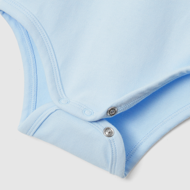 Baby boy polo bodysuit