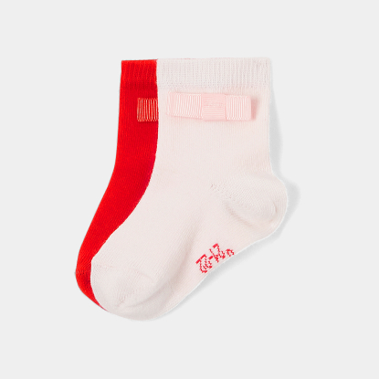 Baby girl duo of socks