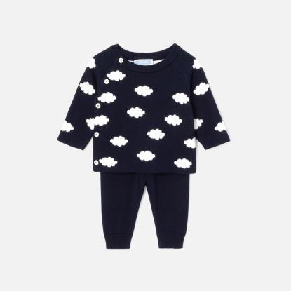Baby set in jersey knit