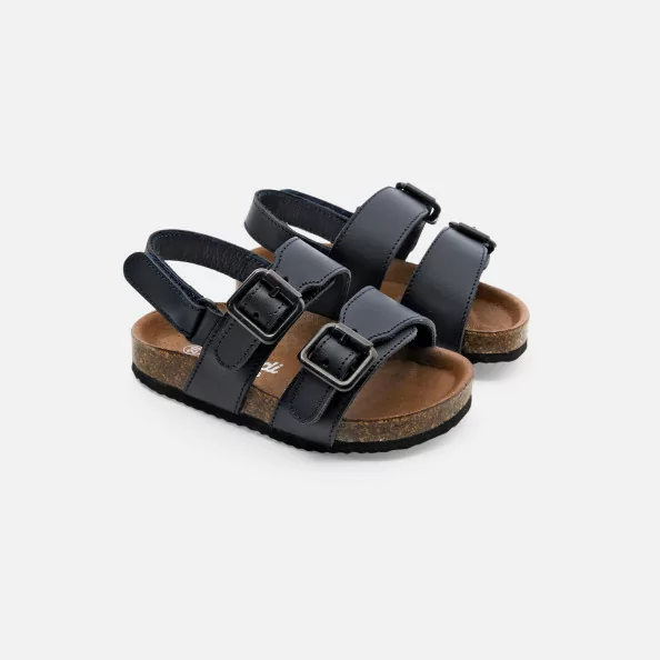 Baby boy smooth leather sandals