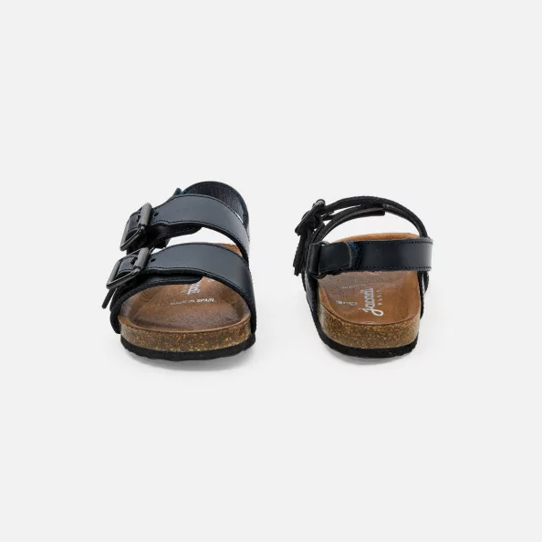 Baby boy smooth leather sandals