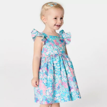 Baby girl Liberty fabric dress