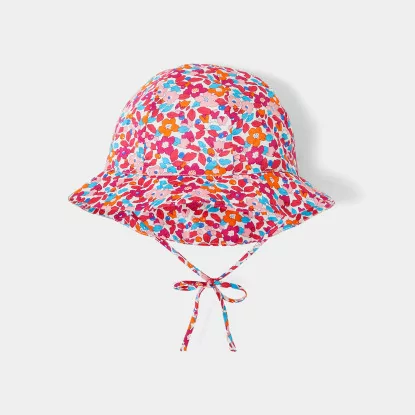 Baby girl Liberty fabric bonnet