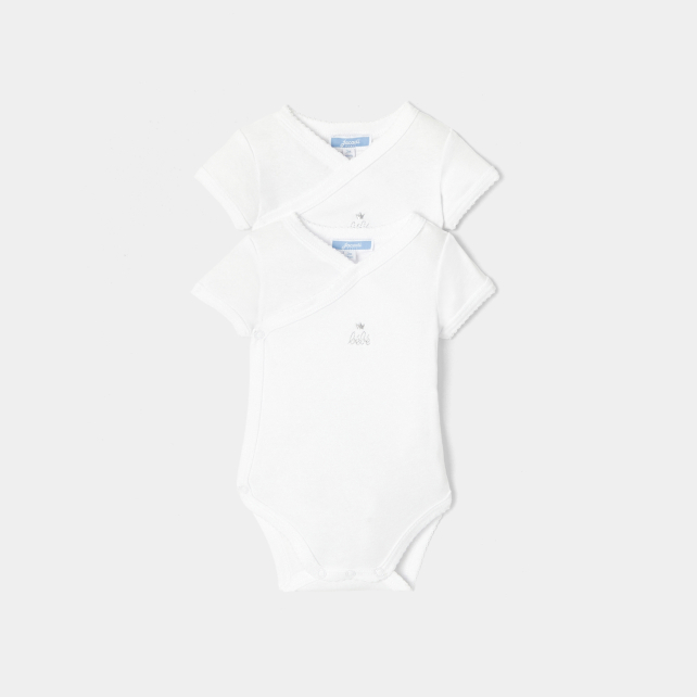Baby set of 2 short-sleeved bodysuits