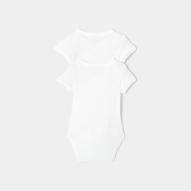 Baby set of 2 short-sleeved bodysuits