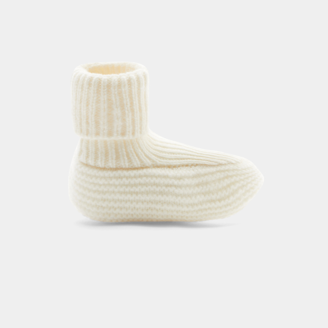 Baby cashmere booties