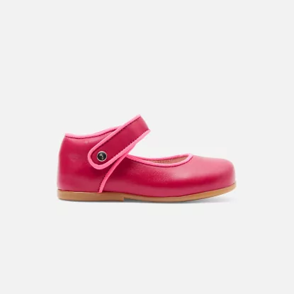Baby girl Mary janes in smooth leather