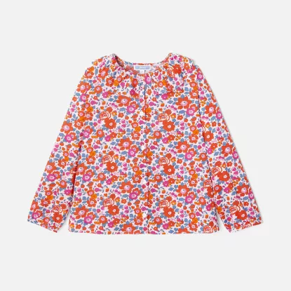 Girl blouse in Liberty fabric