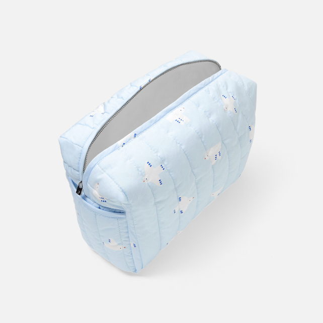 Padded toiletry bag