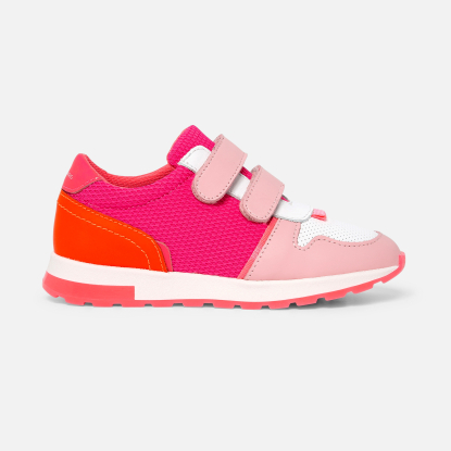 Girl leather trainers