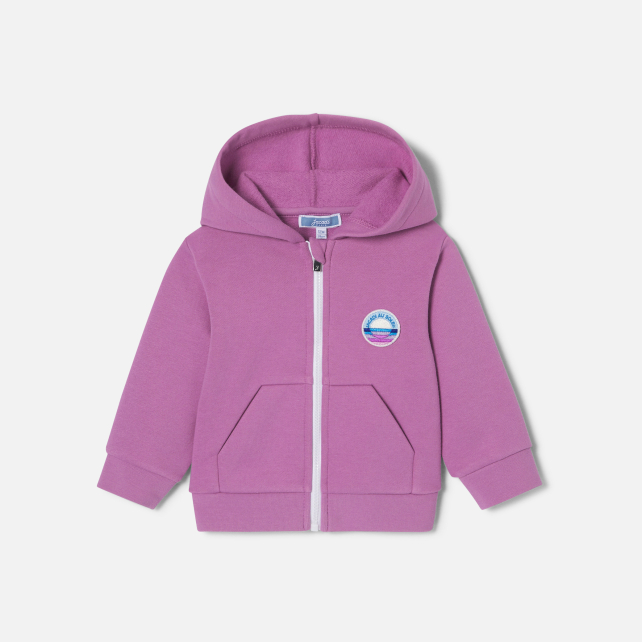 Baby zip-up sweatshirt