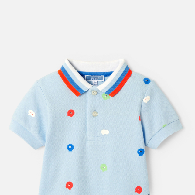 Baby boy short-sleeved polo shirt