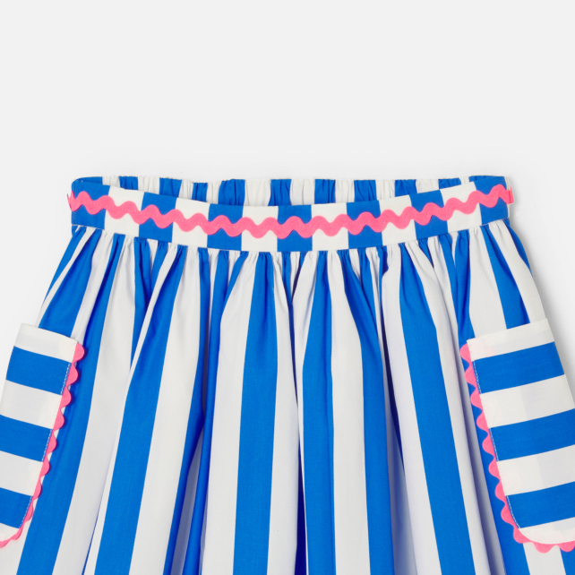 Qız üçün zolaqlı ətək