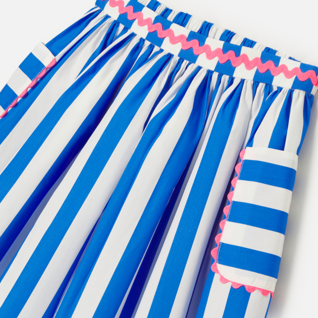 Qız üçün zolaqlı ətək