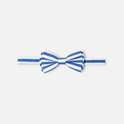 Striped bow tie