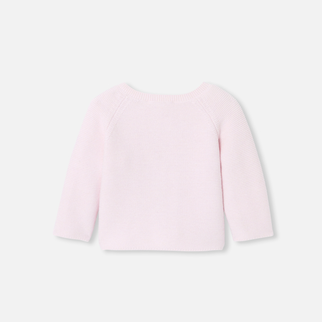 Baby girl wool and cotton cardigan