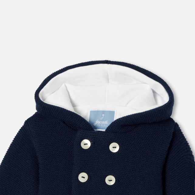 Baby Merino wool burnous jacket Baby Merino wool burnous jacket