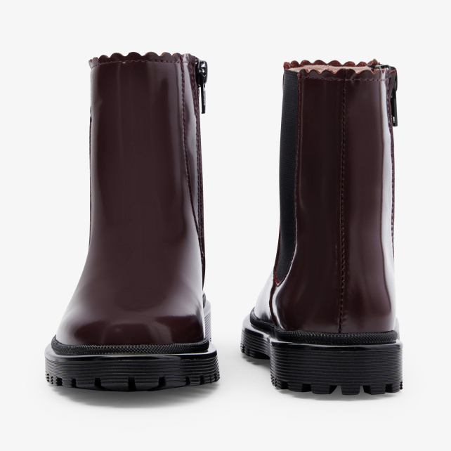 Girl Chelsea boots in smooth leather