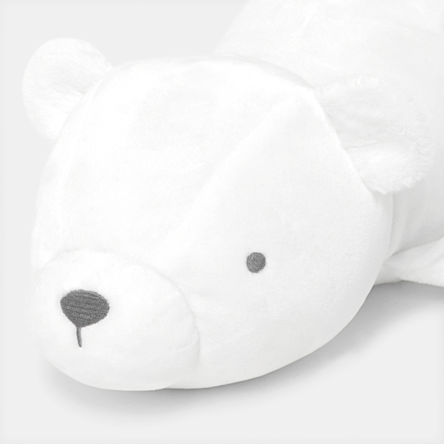 Polar bear activity plush toy