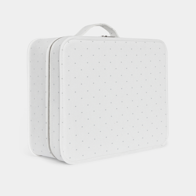 Medium cotton baby suitcase