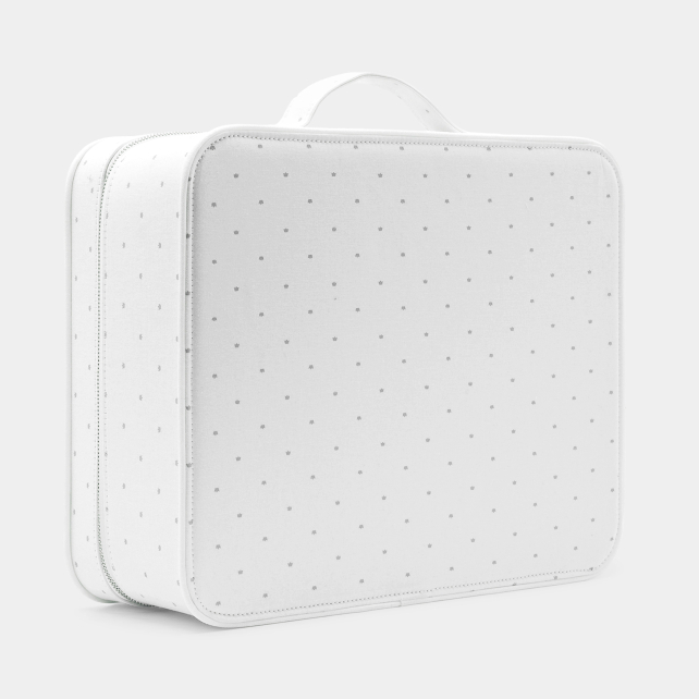 Medium cotton baby suitcase