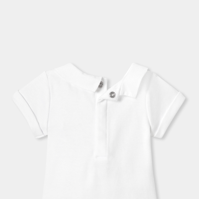 Baby boy bodysuit in interlock