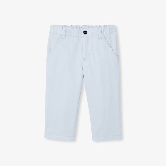 Baby boy twill trousers