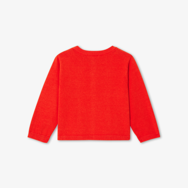 Baby girl jersey cardigan