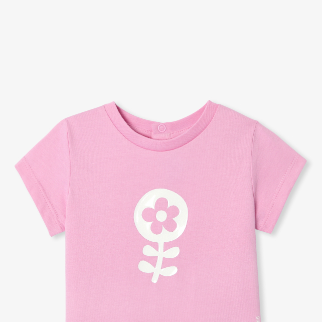 Baby girl short-sleeved T-shirt