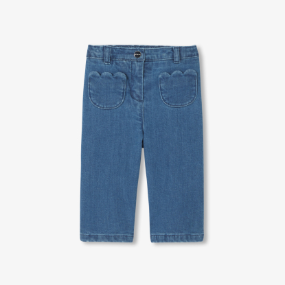 Baby girl denim trousers