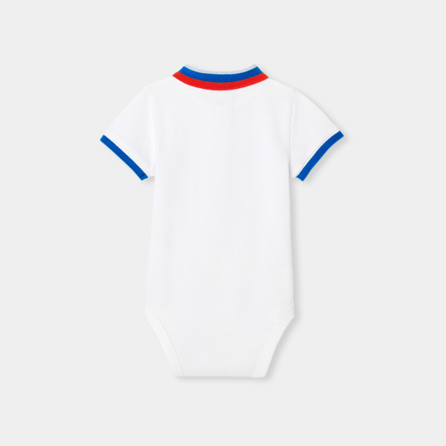 Baby boy polo neck bodysuit