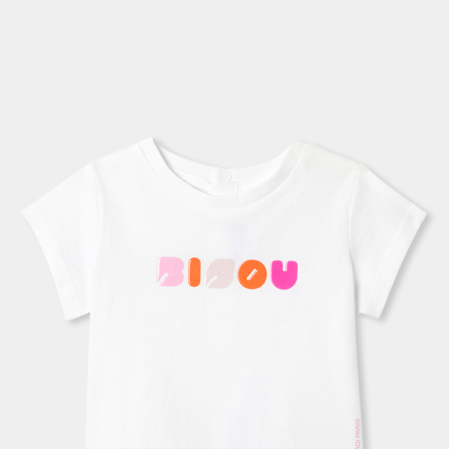 Baby girl short-sleeved T-shirt