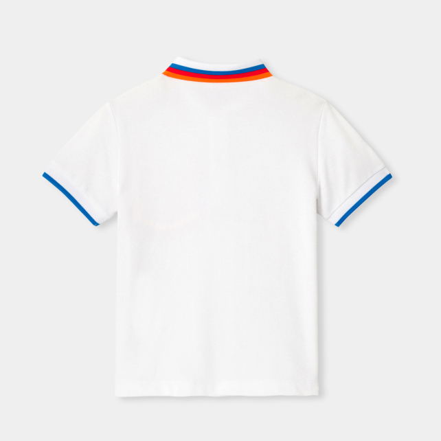 Boy polo shirt in cotton piqué