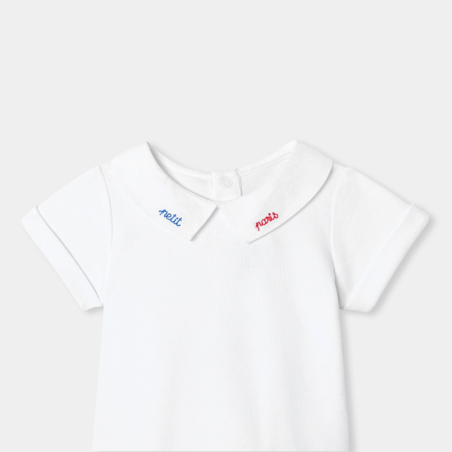 Baby boy short-sleeved bodysuit