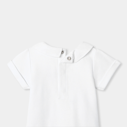 Baby boy short-sleeved bodysuit