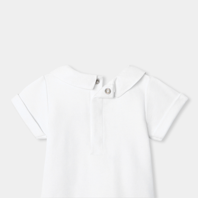 Baby boy short-sleeved bodysuit