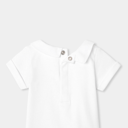 Körpə oğlan üçün qısaqol bodi