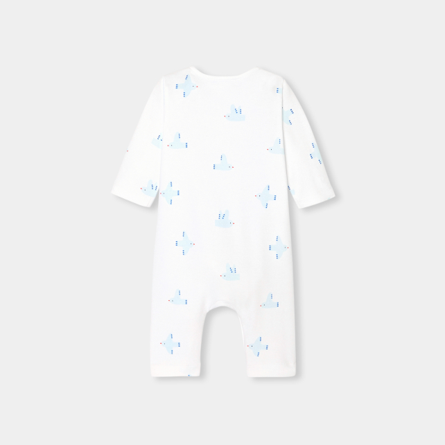 Baby jumpsuit in interlock
