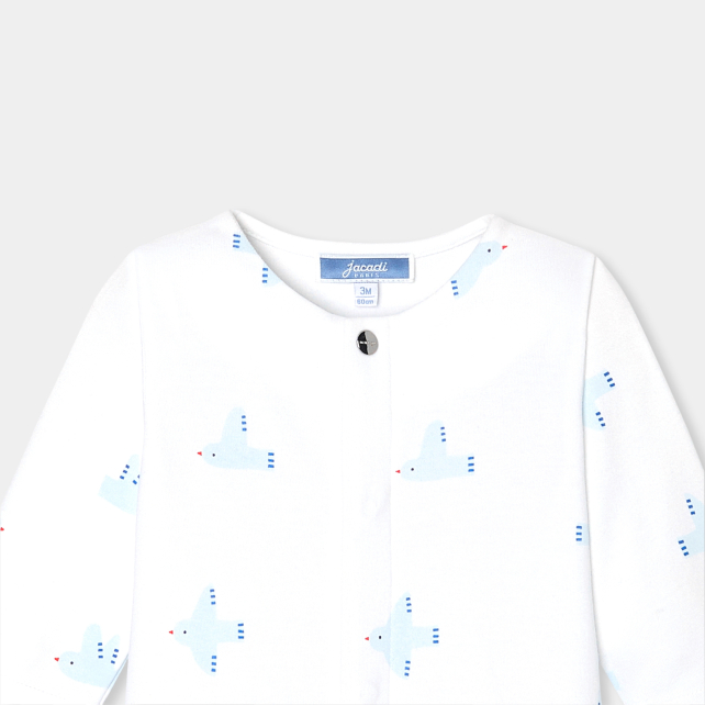 Baby jumpsuit in interlock