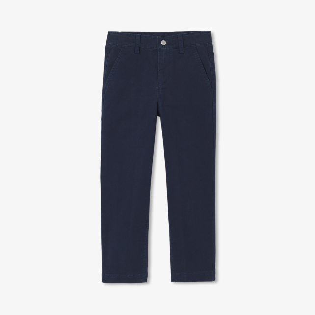 Boy straight twill trousers