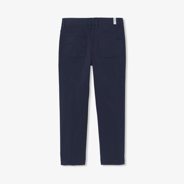 Boy straight twill trousers